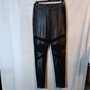 Black Rhinestone Leggings